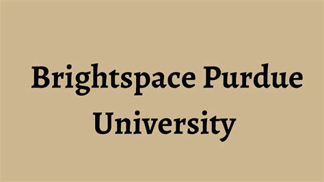 brightspace purdue global login